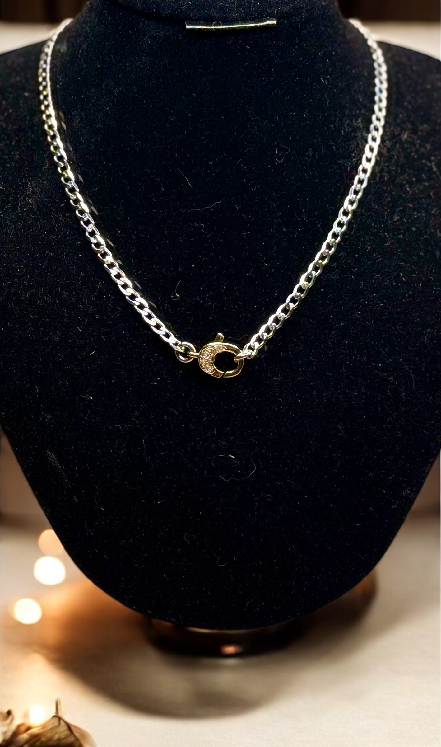Custom_Carabiner_Charm_Necklace_1-20_Charms_18_Karat_Plated_Gold_Stainless_Steel_Custom_Length_Back_Closure_PearlEnvy_
