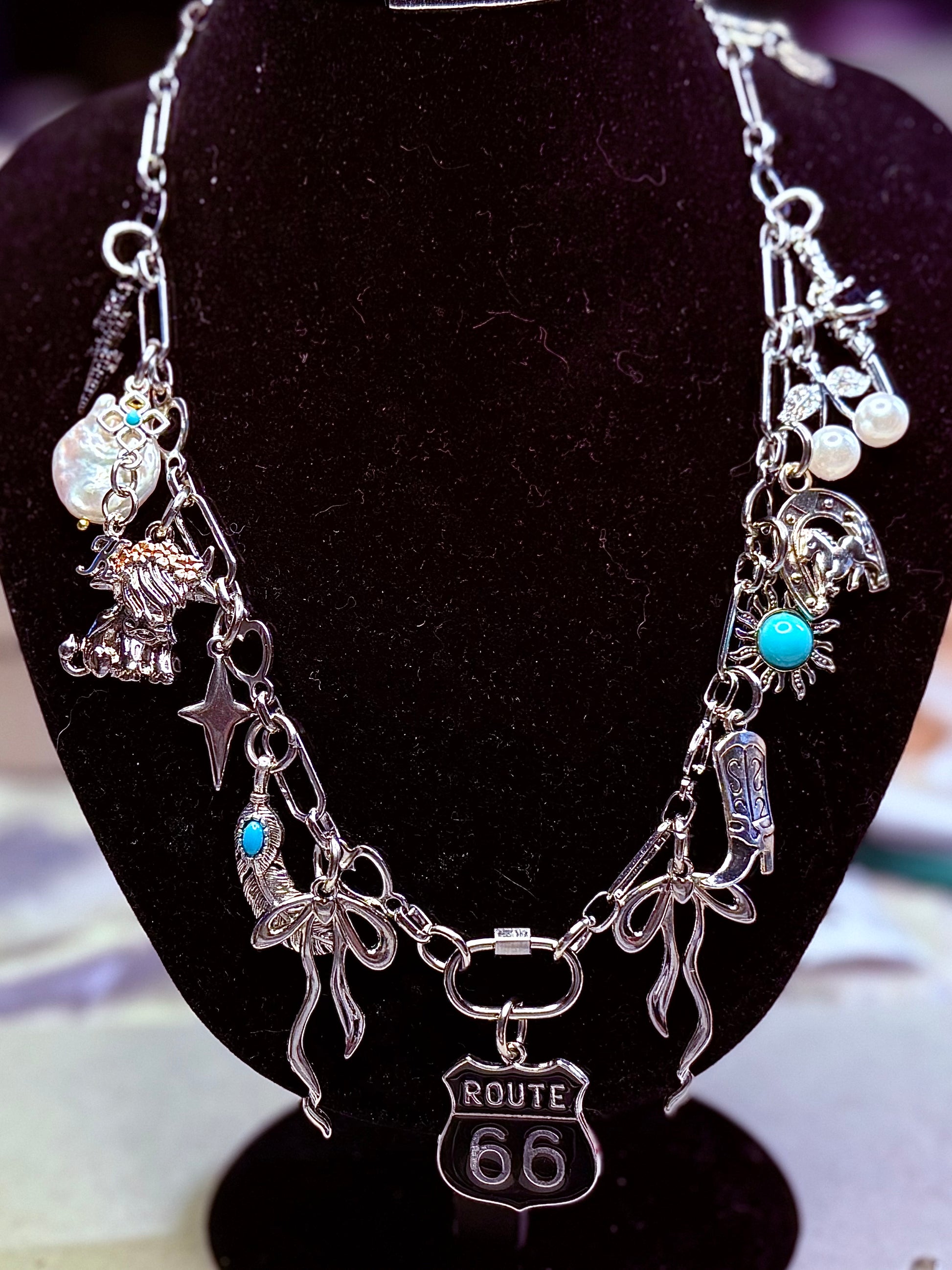 Custom_Carabiner_Charm_Necklace_1-20_Charms_18_Karat_Plated_Gold_Stainless_Steel_Custom_Length_Back_Closure_PearlEnvy_