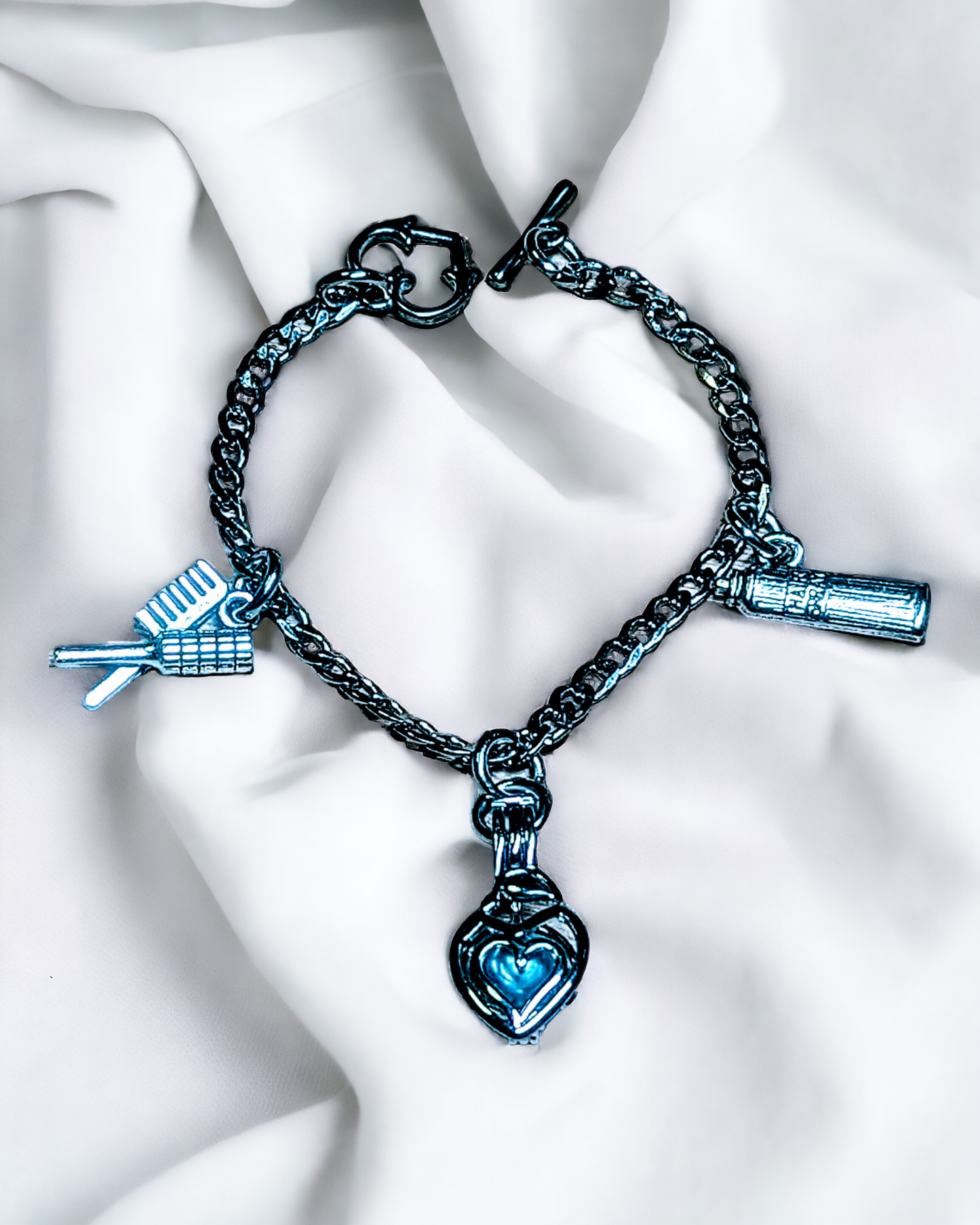 Charm/Cage Pearl Bracelet