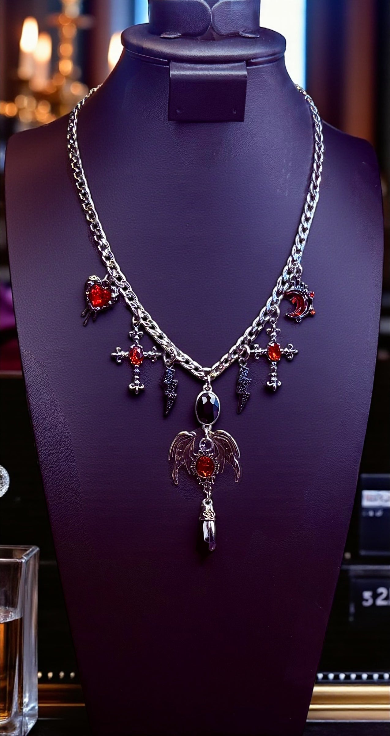 Design Your Own Custom Charm Necklace- Add 1 — 20 + Charms- 18 Karat Plated Gold- Stainless Steel- Mixed Metal- In 16”- 18”- 21” lengths or choose a Custom Length
