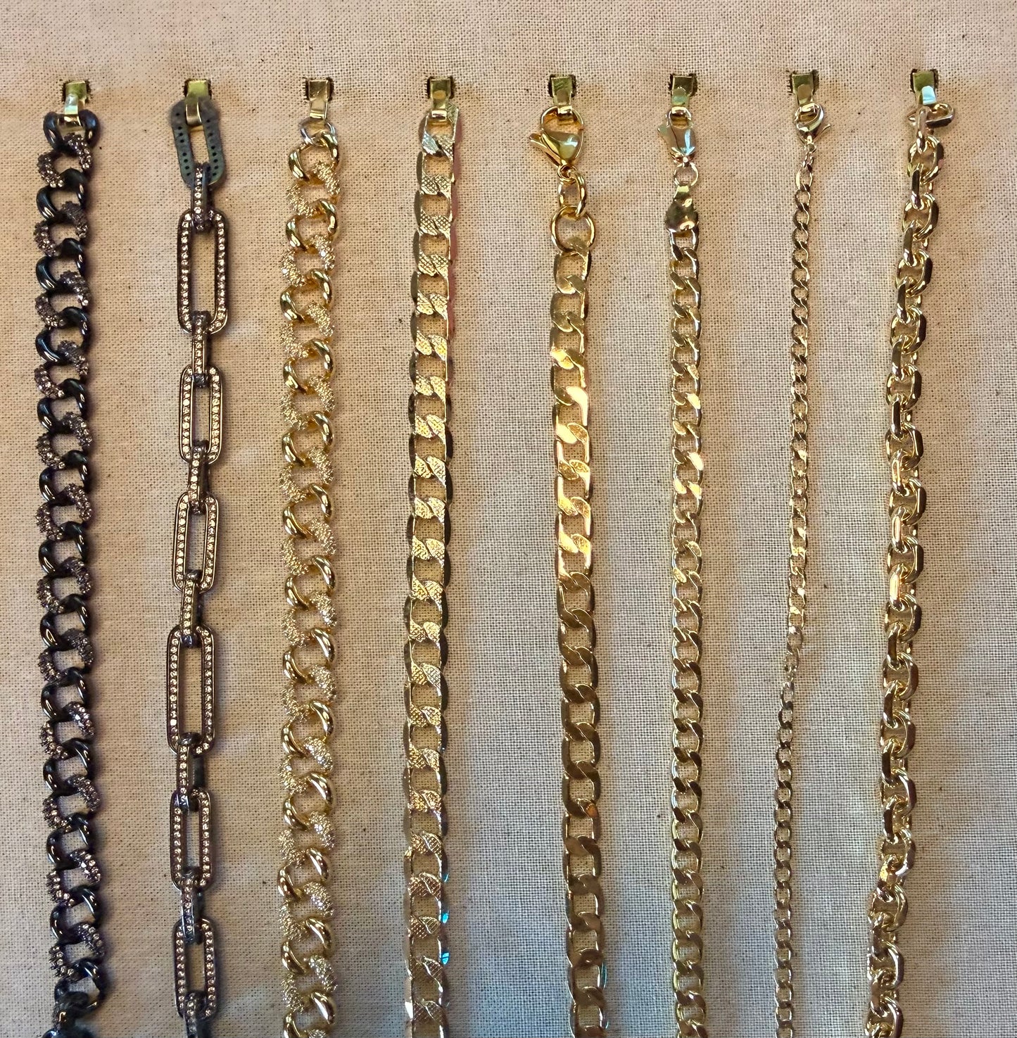 18 Karat Gold Filled Premium Chains For Live Design or DIY projects