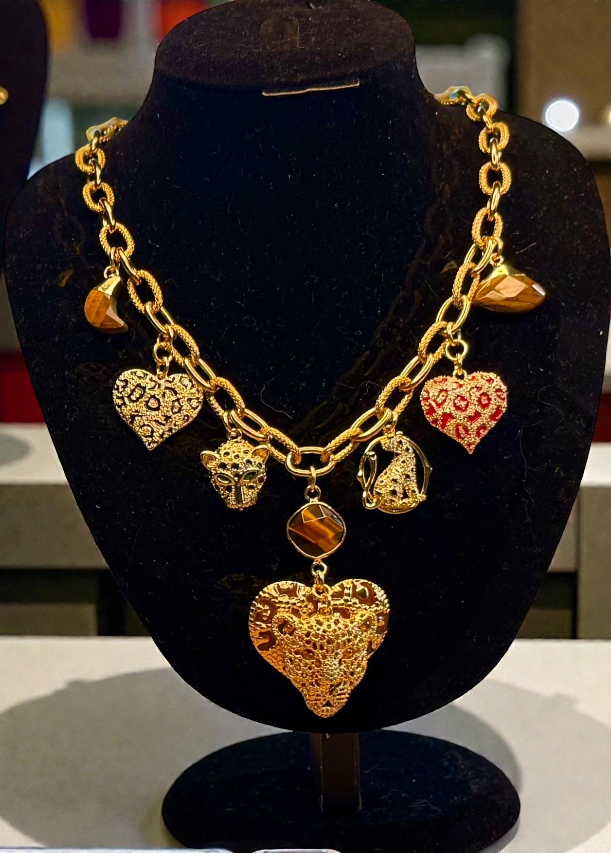 Design Your Own Custom Charm Necklace- Add 1 — 20 + Charms- 18 Karat Plated Gold- Stainless Steel- Mixed Metal- In 16”- 18”- 21” lengths or choose a Custom Length