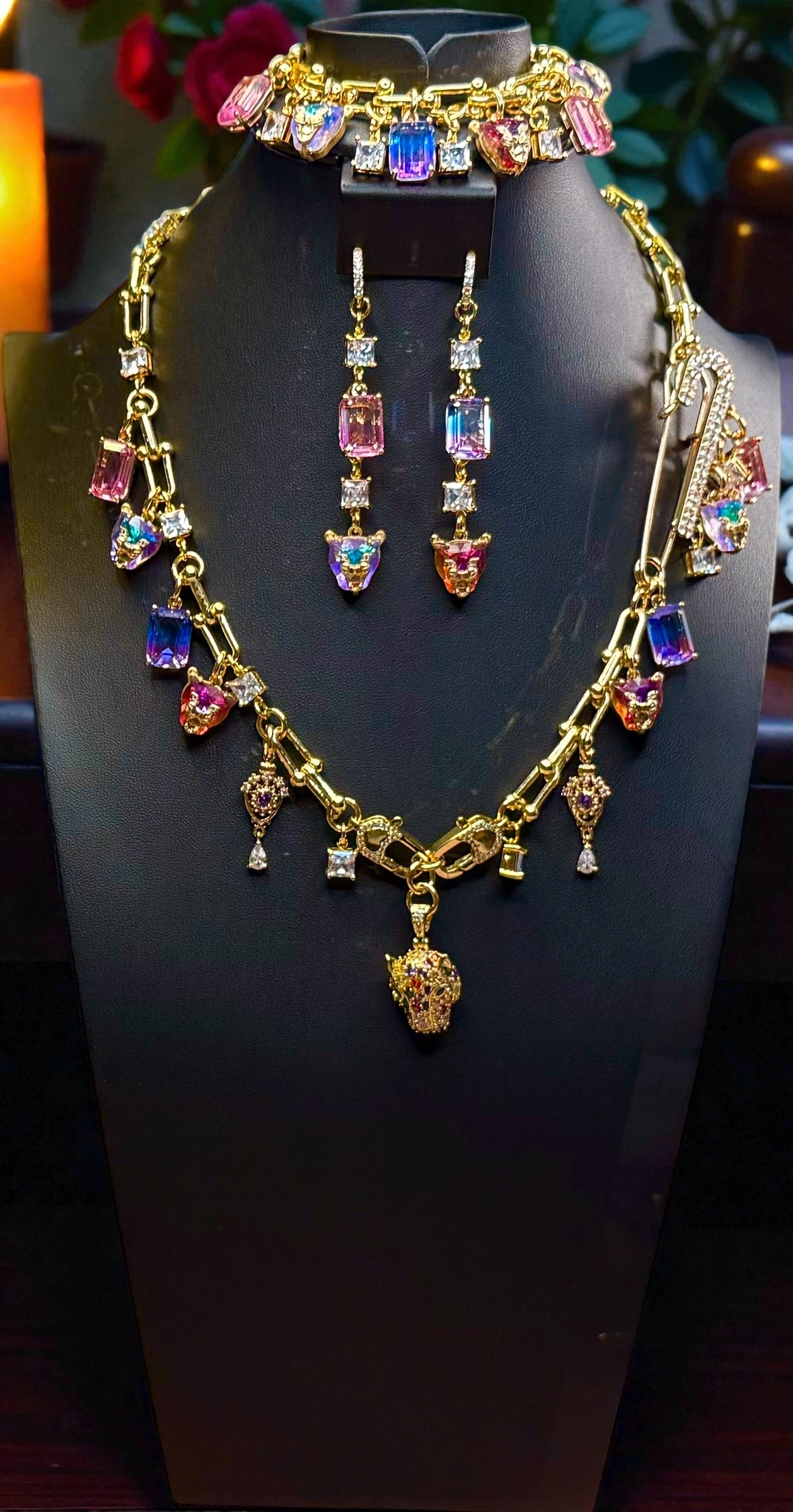 Design Your Own Custom Charm Necklace- Add 1 — 20 + Charms- 18 Karat Plated Gold- Stainless Steel- Mixed Metal- In 16”- 18”- 21” lengths or choose a Custom Length