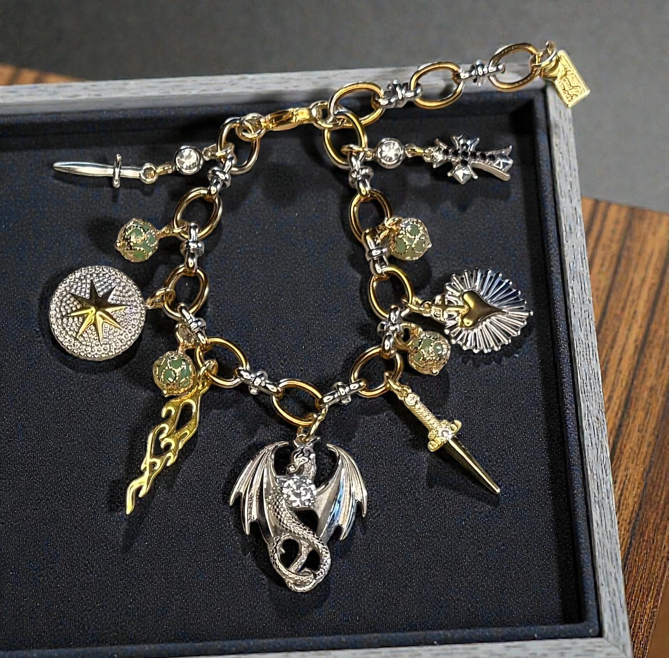 Design Your Own Custom Charm Jewelry Set- Necklace, Bracelet, & Earrings