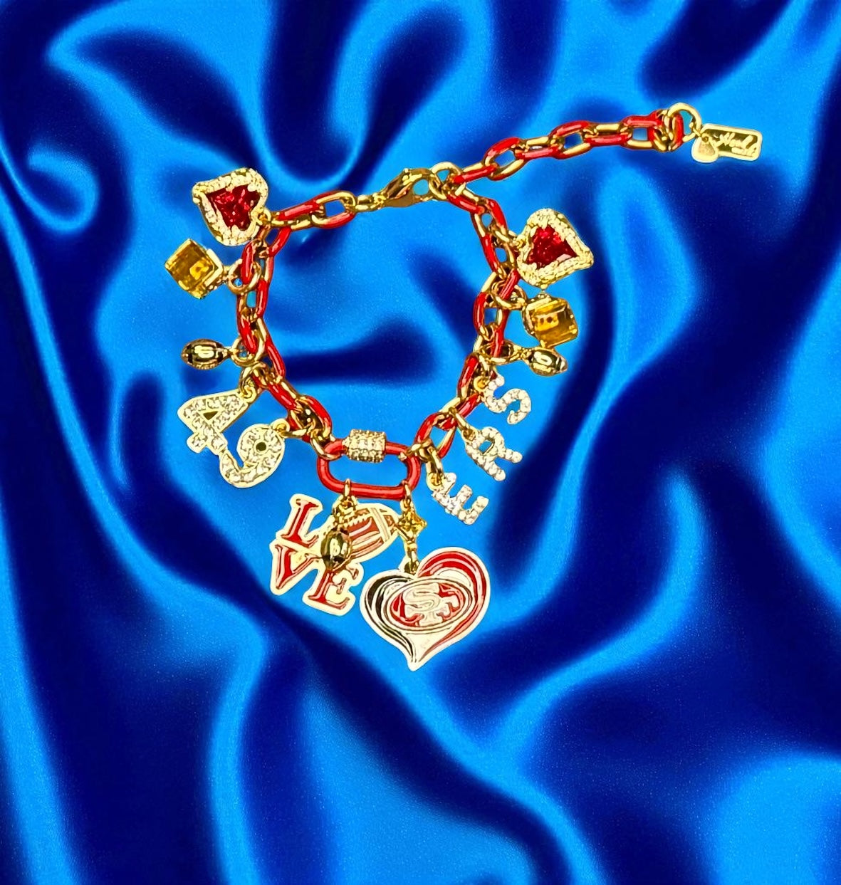 Design Your Own Custom Charm Jewelry Set- Necklace, Bracelet, & Earrings