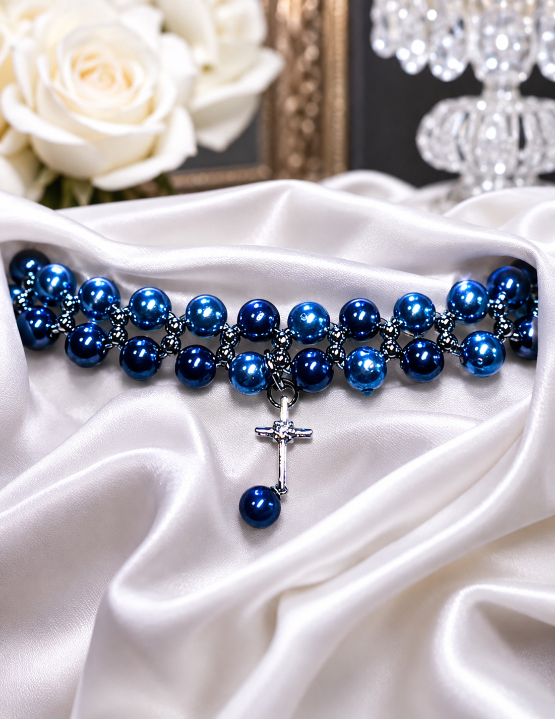 Custom Natural Stone & Glass Beaded Bracelets & Necklaces-Single & Double Layer Options- Stretchy or Non Stretchy