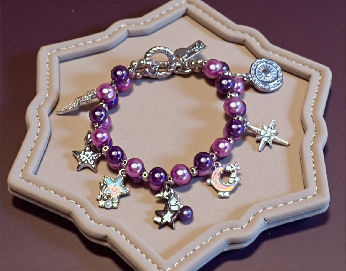 Custom Natural Stone & Glass Beaded Bracelets & Necklaces-Single & Double Layer Options- Stretchy or Non Stretchy